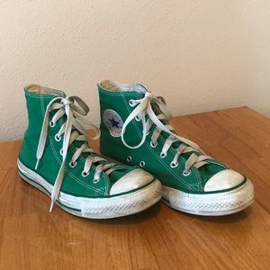 Green Hi-Top Converse